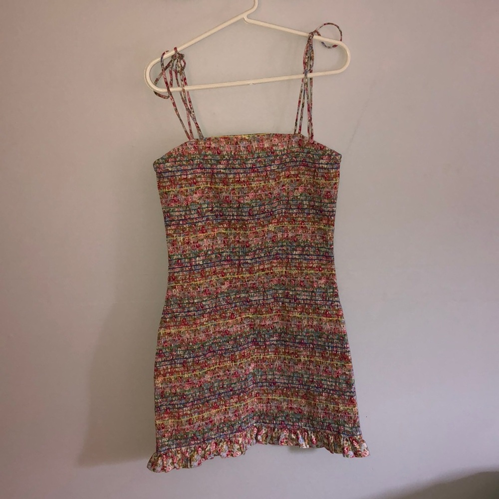 Brand new! Tags on! Stretchy multicolored dress